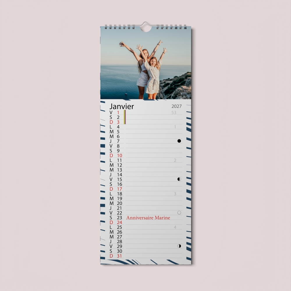 Calendrier photo mural Cuisine