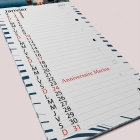Calendrier photo mural Cuisine