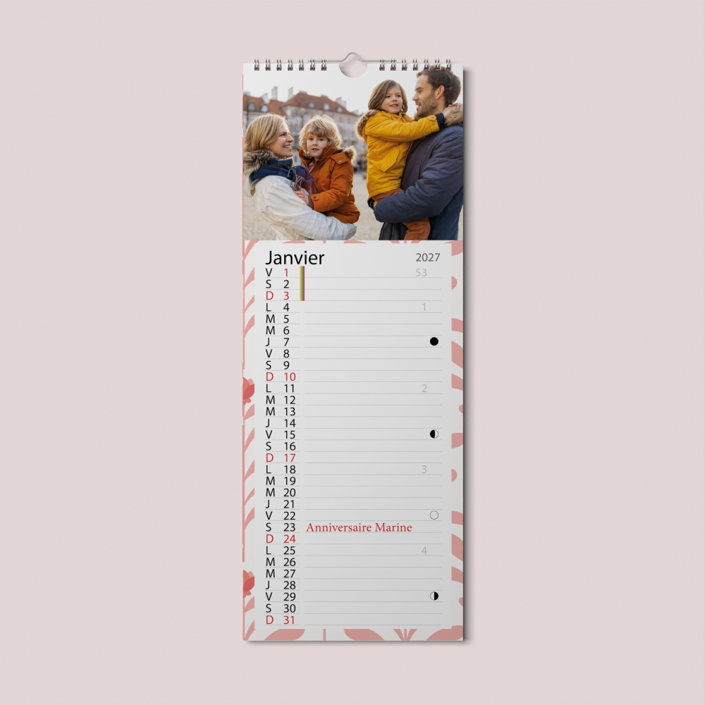 Calendrier photo mural Cuisine