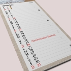 Calendrier photo mural Cuisine