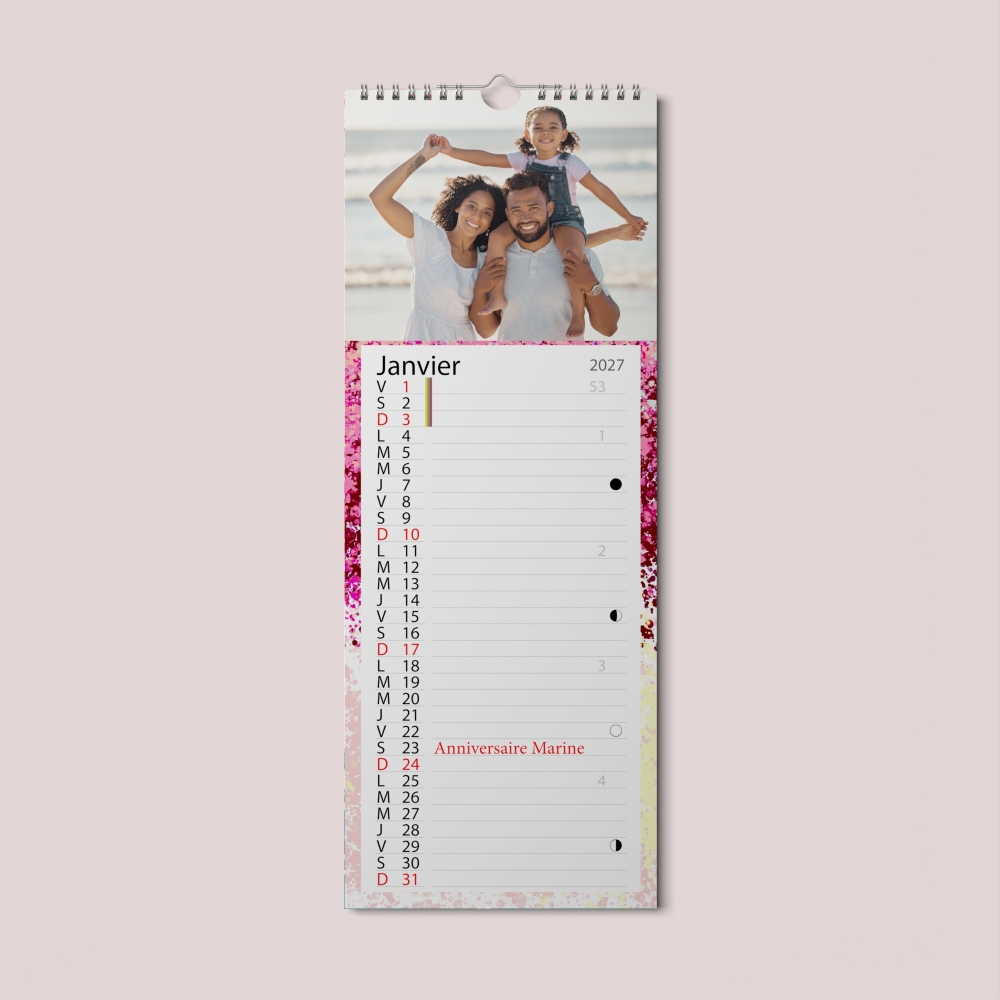 Calendrier photo mural Cuisine