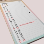 Calendrier photo mural Cuisine