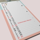 Calendrier photo mural Cuisine