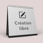 Calendrier LUXE CARRE de bureau