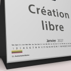 Calendrier LUXE CARRE de bureau