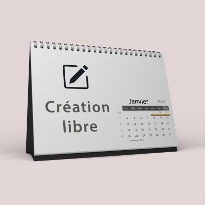 Calendrier LUXE PANO de bureau