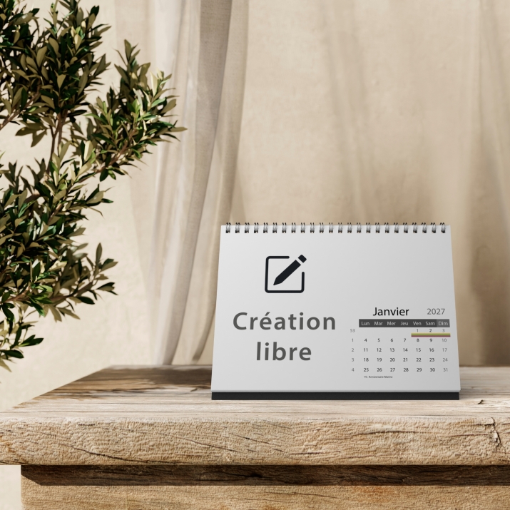 Calendrier LUXE PANO de bureau