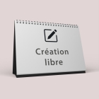 Calendrier LUXE PANO de bureau