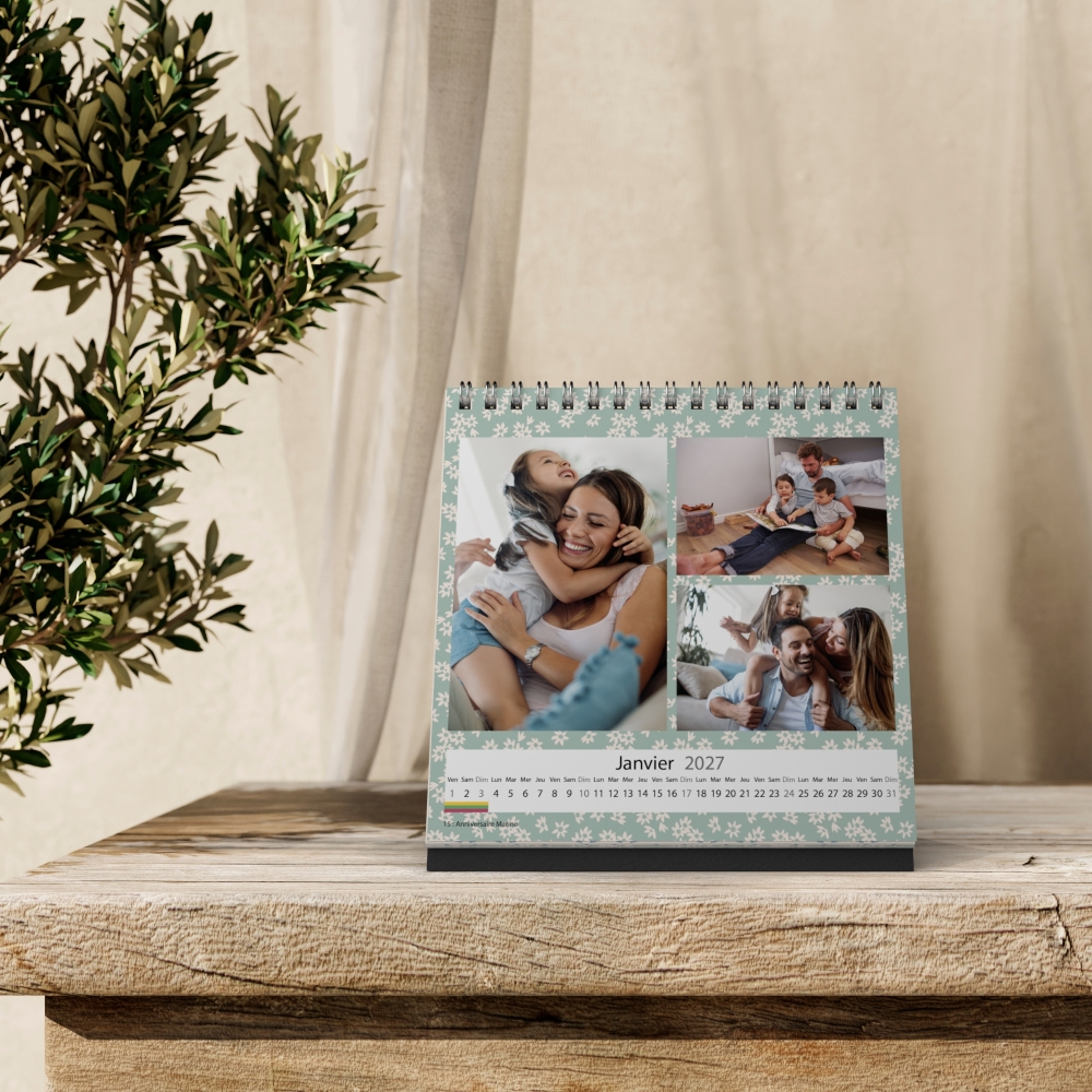 Calendrier LUXE CARRE de bureau