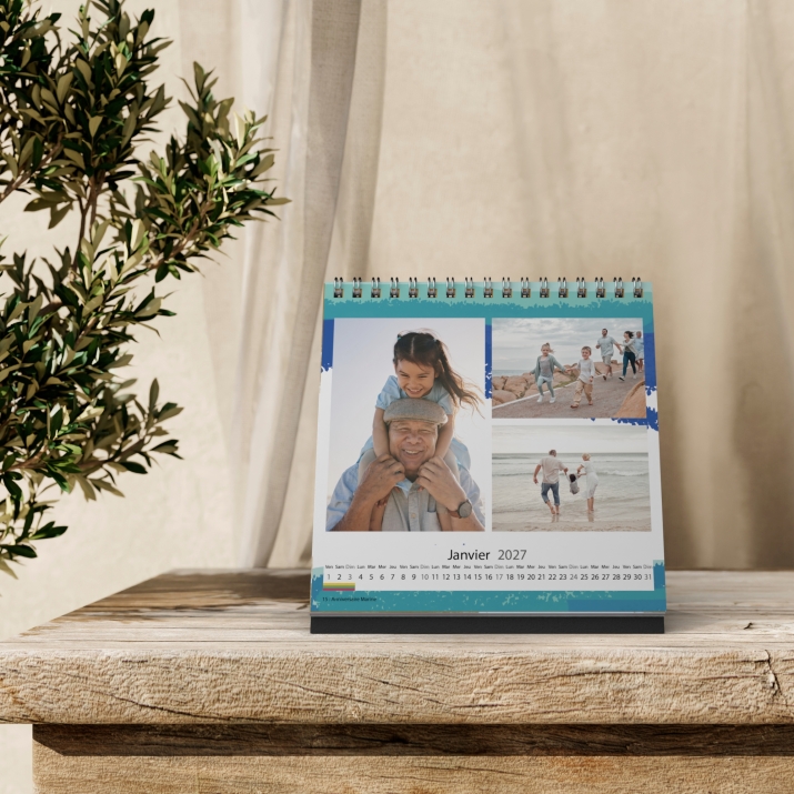 Calendrier LUXE CARRE de bureau