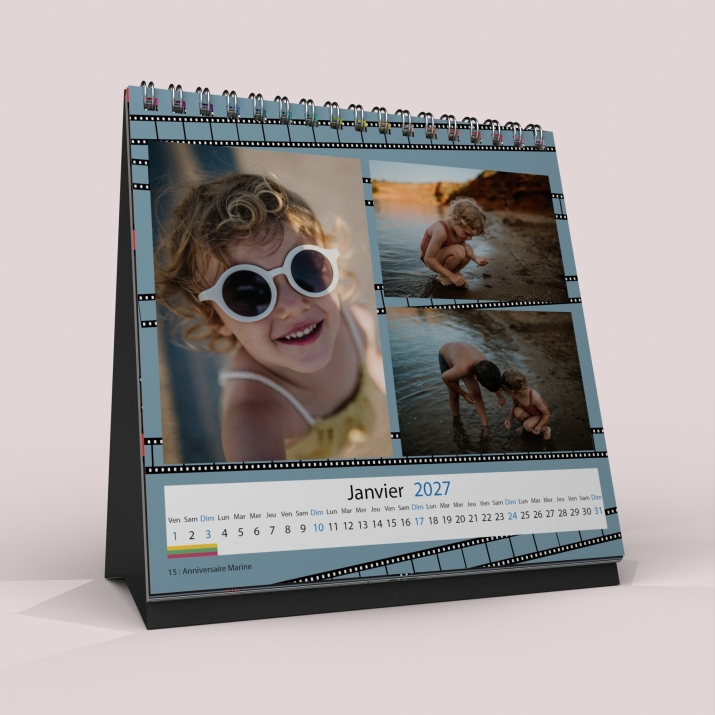 Calendrier LUXE CARRE de bureau