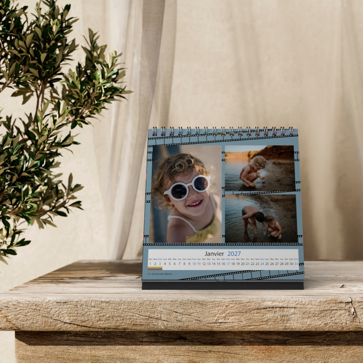 Calendrier LUXE CARRE de bureau