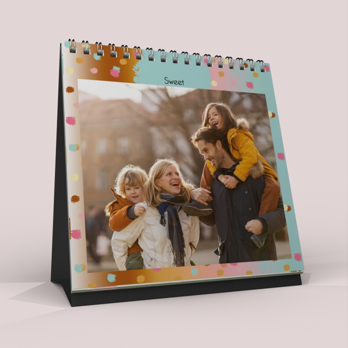 Calendrier LUXE CARRE de bureau