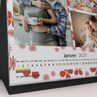 Calendrier LUXE CARRE de bureau