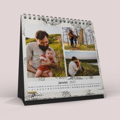 Calendrier LUXE CARRE de bureau