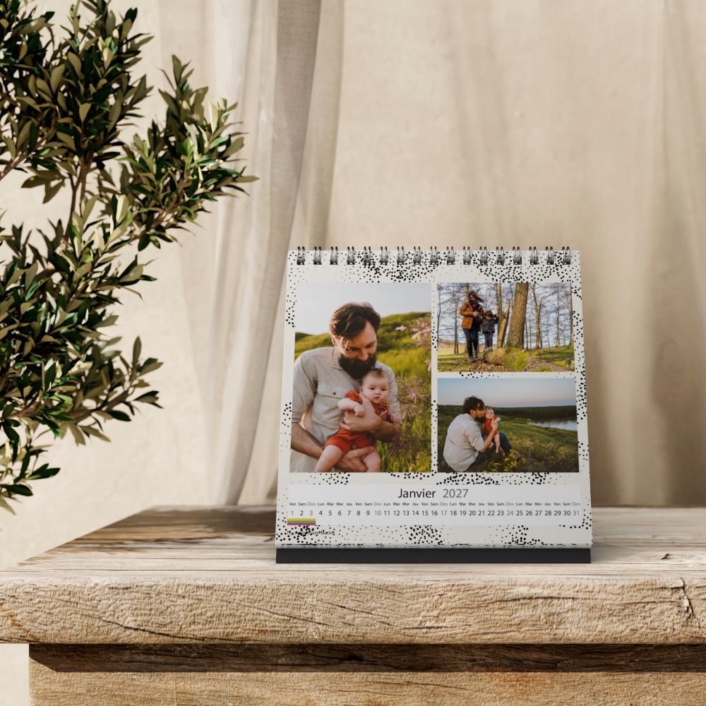 Calendrier LUXE CARRE de bureau