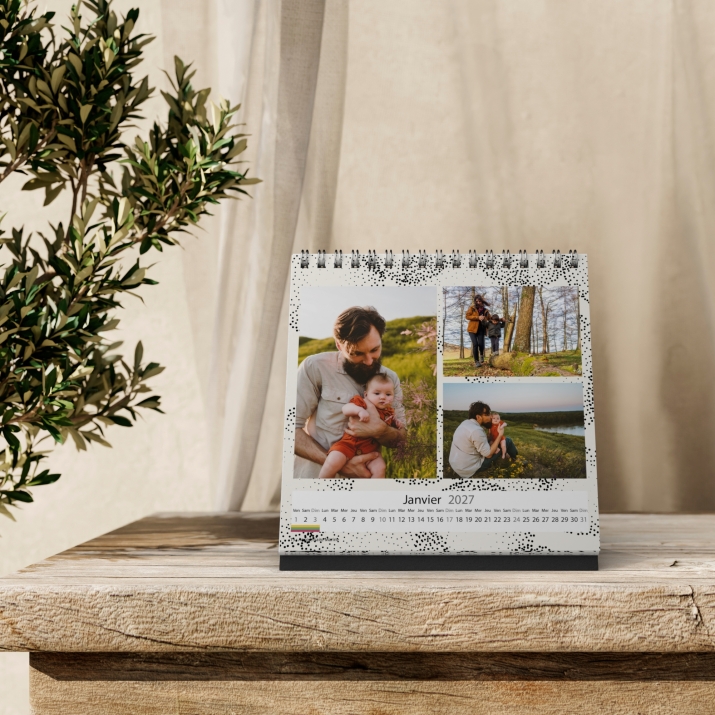 Calendrier LUXE CARRE de bureau