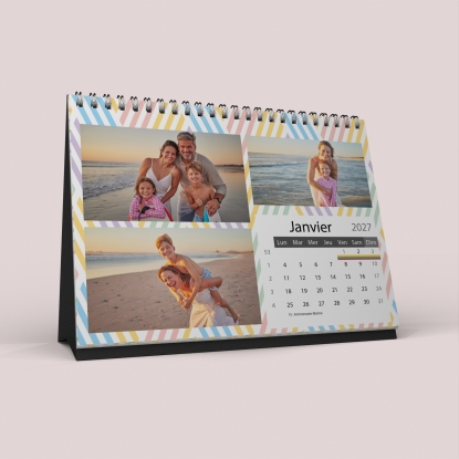 Calendrier LUXE PANO de bureau