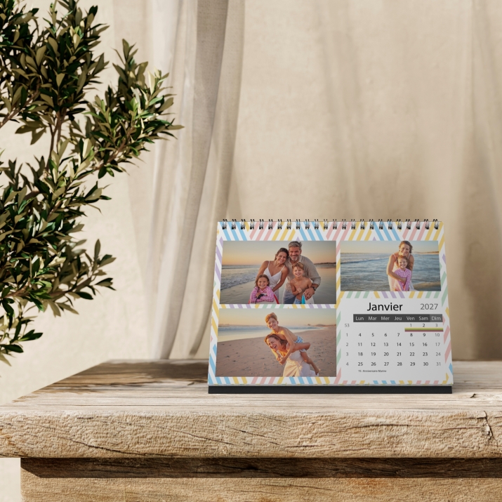 Calendrier LUXE PANO de bureau