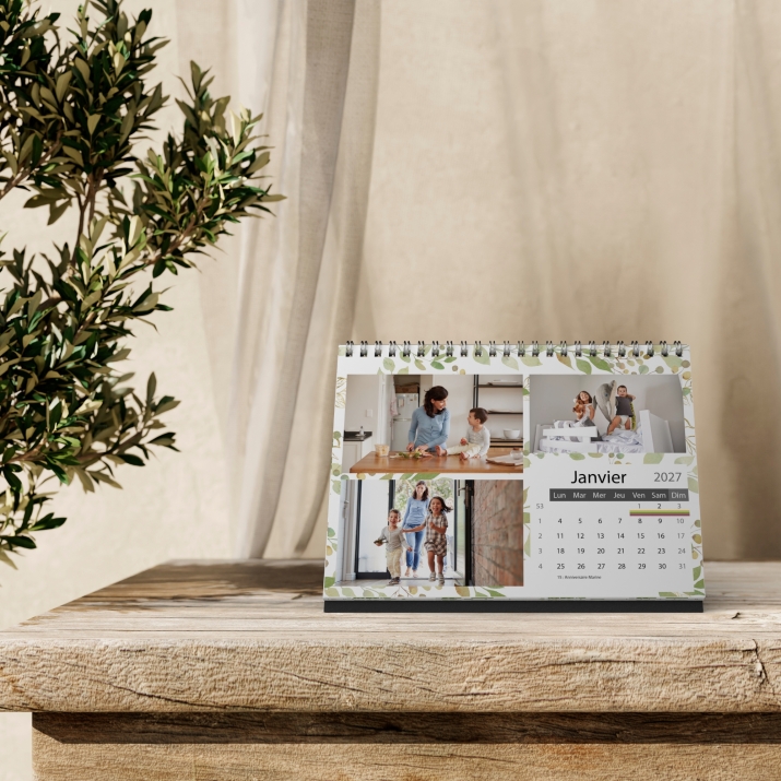 Calendrier LUXE PANO de bureau