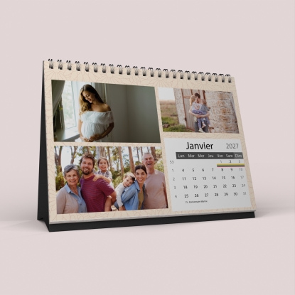 Calendrier LUXE PANO de bureau