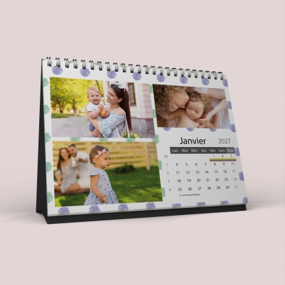 Calendrier LUXE PANO de bureau