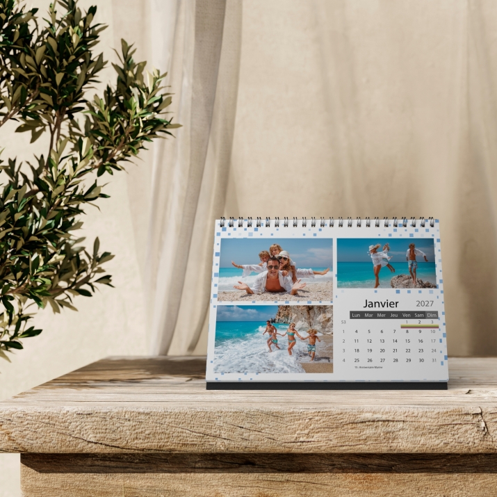 Calendrier LUXE PANO de bureau