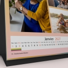 Calendrier LUXE CARRE de bureau