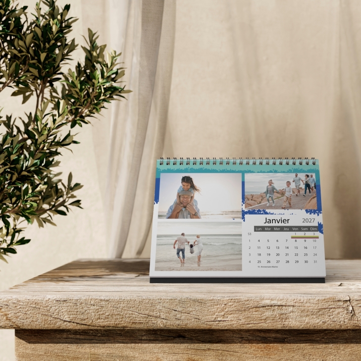 Calendrier LUXE PANO de bureau