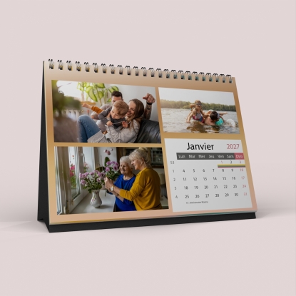 Calendrier LUXE PANO de bureau