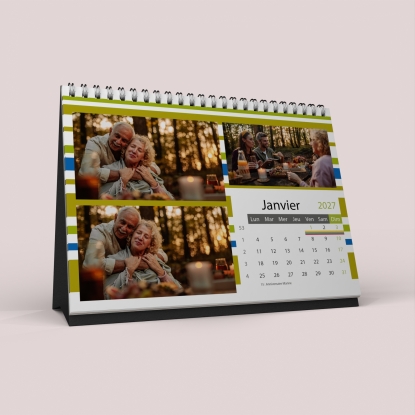 Calendrier LUXE PANO de bureau