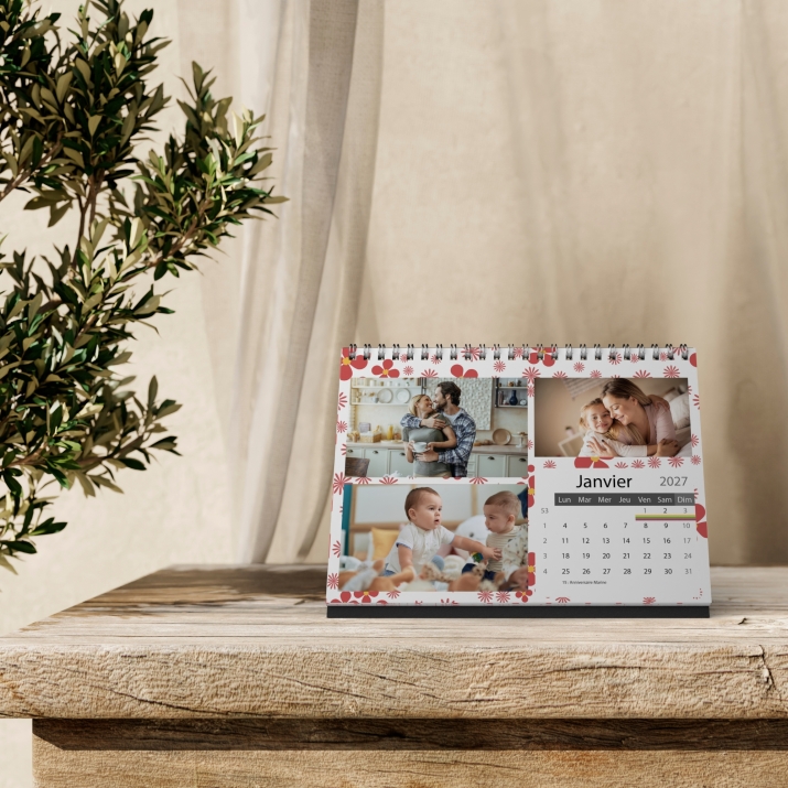 Calendrier LUXE PANO de bureau