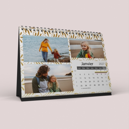 Calendrier LUXE PANO de bureau