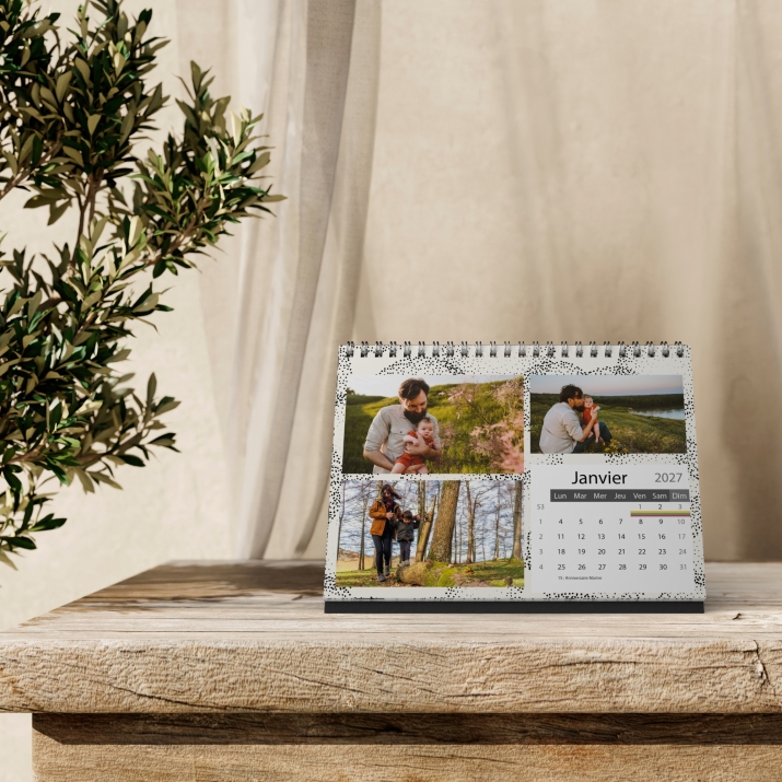 Calendrier LUXE PANO de bureau