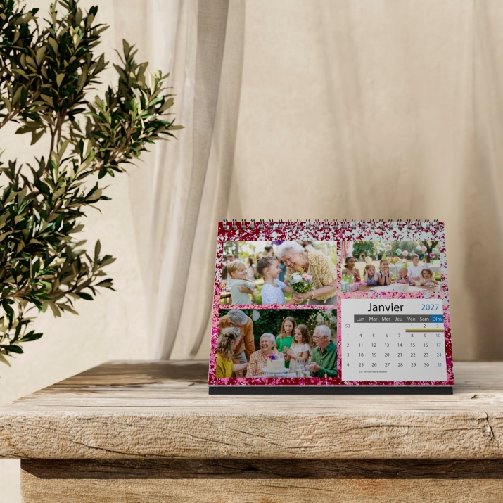 Calendrier LUXE PANO de bureau