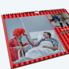 Calendrier photo "PANO" - Nombre de photos, logos et texte illimité