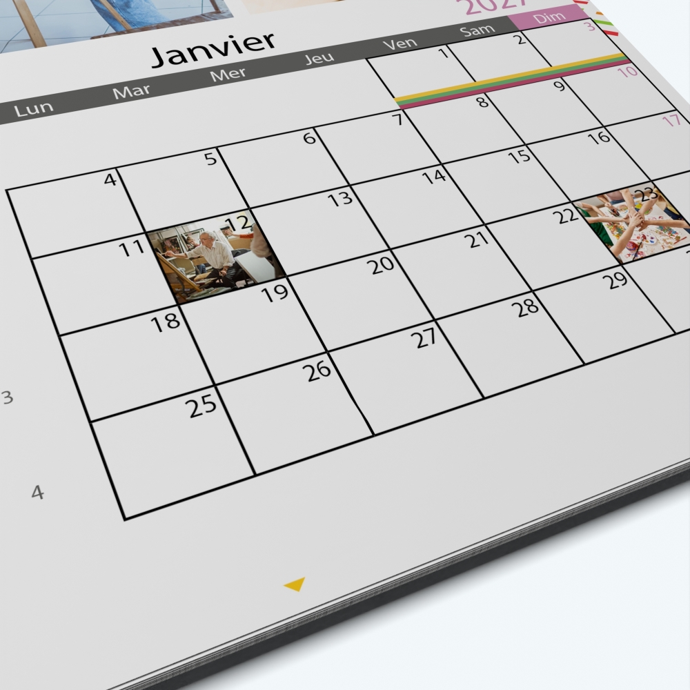Calendrier PHOTO DATE