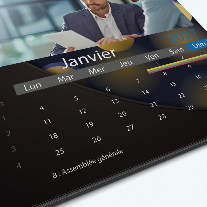 Calendrier photo Classic - Grille calendaire personnalisable