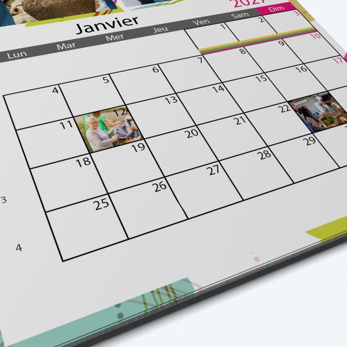 Calendrier PHOTO DATE