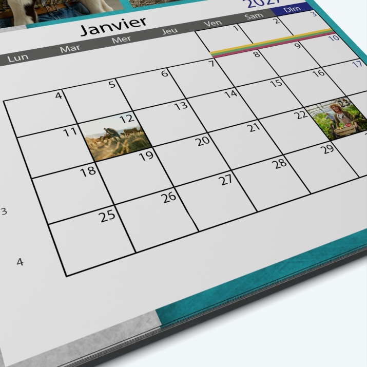 Calendrier PHOTO DATE