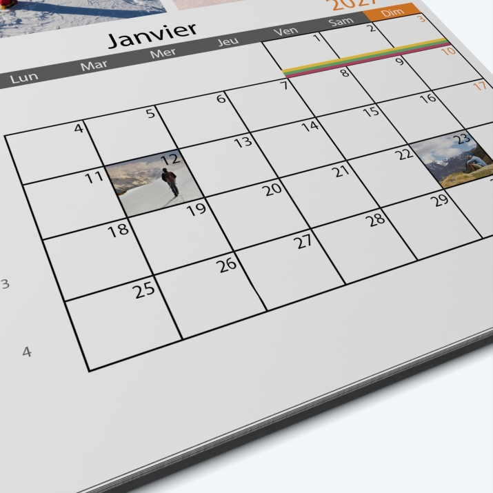 Calendrier PHOTO DATE