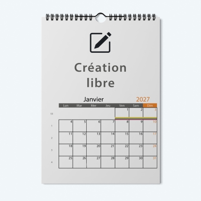Calendrier PHOTO DATE
