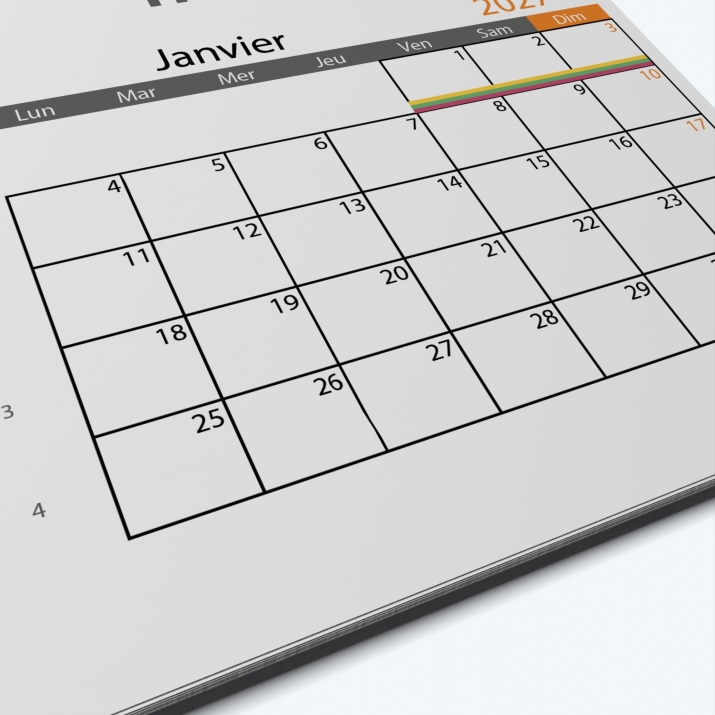 Calendrier PHOTO DATE