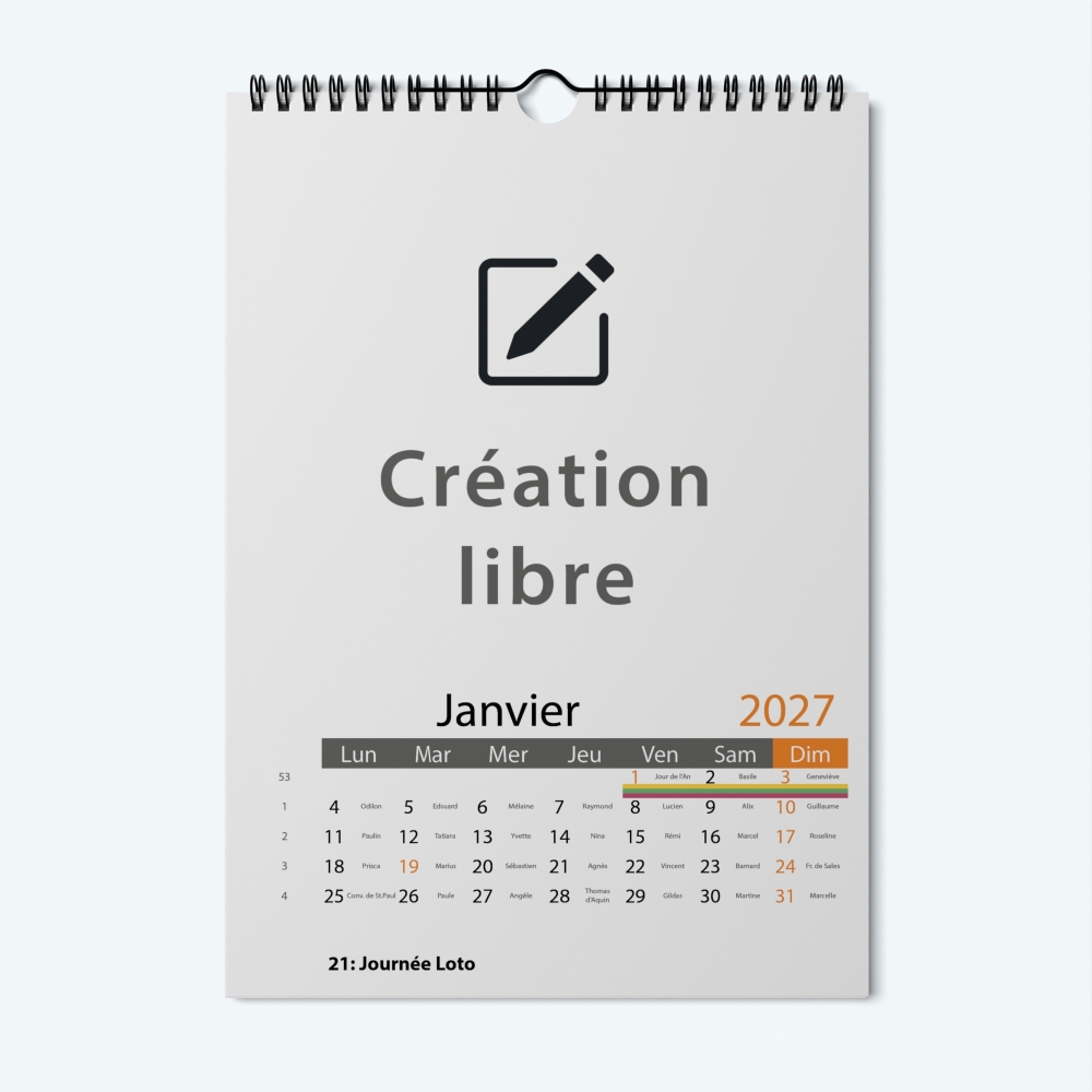 Calendrier photo Classic