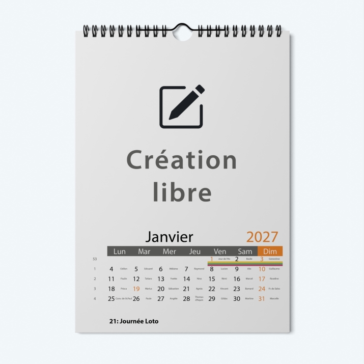 Calendrier photo Classic
