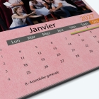 Calendrier photo Classic - Grille calendaire personnalisable