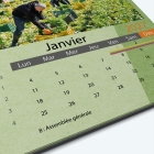 Calendrier photo Classic - Grille calendaire personnalisable