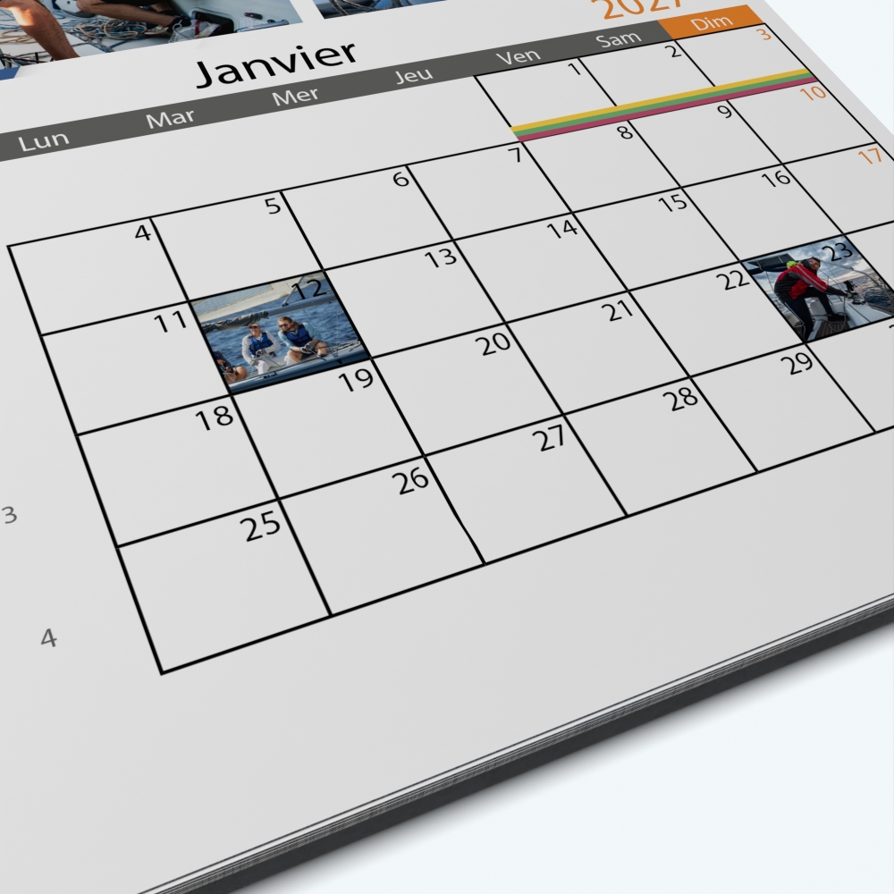 Calendrier PHOTO DATE