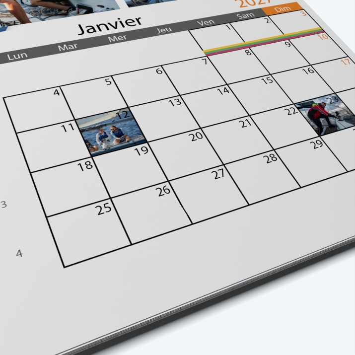 Calendrier PHOTO DATE