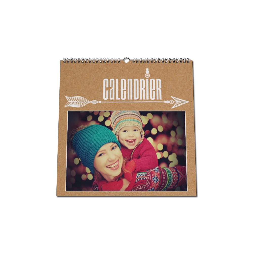 Calendrier photo CARRE mural Calendrier photo CARRE mural